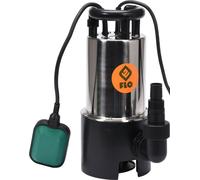 Pompe submersible pour eaux sales 900W, 16000 l/h, Inox, avec interrupteur à flotteur