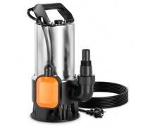Pompe submersible pour eaux usées 710 W, 20000 L/h, interrupteur flotteur, hauteur 9 m, corps en acier 201 et PP, piscines, étangs