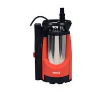 Yato Pompe submersible pour eaux usées YT-85341 750 W 11 000 l/h Inox avec interrupteur à flotteur