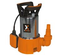 Pompe submersible pour eaux usées, câble de 10 m, acier inoxydable, 750 Brixo