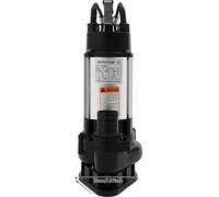 Pompe submersible pour eaux usées, haute efficacité, interrupteur à flotteur automatique, argent, UE