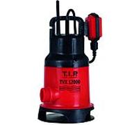 Pompe submersible pour eaux usées TIP - 10 800 l/h, hauteur de refoulement 6 m, 480 W, granulométrie 20 mm, boîtier PRV, roue VORTEX, TVX 12000 30261
