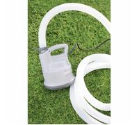 Pompe submersible pour piscine - vidaXL - Blanc - Débit de 3,028 l/h - Tuyau de vidange 5 m