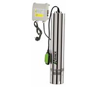 Pompe submersible Putpomp, 750 W, débit de 7800 litres par heure, profondeur de submersion de 15 mètres