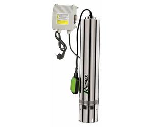 Pompe submersible Putpomp, 750 W, débit de 7800 litres par heure, profondeur de submersion de 15 mètres