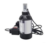 Pompe submersible sans balais 21 V - Hauteur de refoulement de 4 m | Moteur sans balais, hauteur de refoulement de 4 m, batterie au lithium 21 V, idéal pour les étangs, fonctionnement sans fil