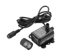 Pompe submersible sans balais DC12V 400L/H 10W pour aquarium bassin à poissons Pompe à eau silencieuse avec filtre