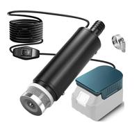 Pompe submersible sans fil Kistrba compatible avec batterie Makita 18 V, pompe à eau portable, 500 GPH avec tuyau de 1 m, pour piscine, lits à eau, douche