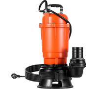 Pompe submersible VEVOR 550W, 18000l/h, pompe à eau sale en fonte avec sortie de 5,08cm, hauteur de refoulement max. 10m, pour le pompage d'eau sale, pour piscines, jardins, étangs, caves & zones inon