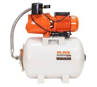 Pompe surpresseur RURIS AquaPower 2011S 1100W - Réservoir 50L - Débit 58L/min - Hauteur de refoulement 55m - Hauteur d'aspiration 9m