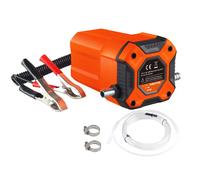Pompe Transfert Diesel 12V 60W Pompe Gasoil Electrique Pompe à Carburant Auto-Amorçante PompeDiesel pompe à Huile avec 2 tuyaux