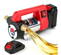Pompe Transfert Gasoil Sans Fil 260W | 4200RPM | 50L/min | Aspiration 5m | Pour Camion, Tracteur & Engin