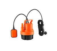 VEVOR Pompe utilitaire, 320 W, pompe à eau submersible portable, 6000 L/H de haut débit, hauteur de levage 7 m, avec cordon d'alimentation 3 m pour drainer l'eau de la piscine, du jardin, du sous-sol