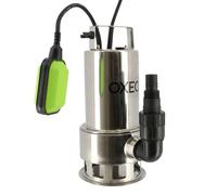 Pompe vide cave 1100W - Corps Inox - Eaux chargées - Inondation - Hauteur refoulement 9,5m - Câble alimentation 10m