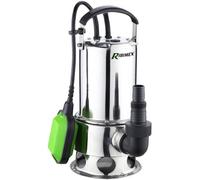 Pompe Vide Cave 1100W - Inox - Avec Flotteur - Efficace pour Évacuation des Eaux Chargées - D-Work