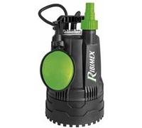 Ribimex Pompe vide-cave spéciale eau salée PRPVC250SEA 250 W 4 500 L/h 24h/24 avec flotteur