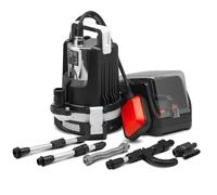 Pompe vide cave - X-PERFORMER - 20V - Sans fil - 3000 L/H - Inox - Flotteur
