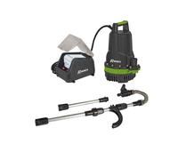 Pompe vide-fût/vide-cave - RIBIMEX - R-BAT'20 - Sur batterie (sans accu/chargeur) - Tube télescopique 360° - Vanne d'arrêt