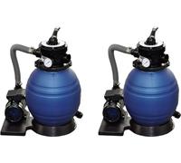 Pompes à filtre à sable 2 pcs 400 W 11000 l/h