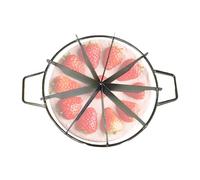 Pomurom Coupe Gâteau - Découpe-Gâteau pour Tranches Régulières,Diviseur en Acier Inoxydable 6 9 ou 10 Parts Outil de Cuisine Pour Pâtisserie Maison Anniversaire Mariage
