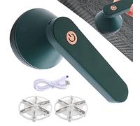 Pomurom Peluche Électrique Rechargeable par USB, Eliminateur Peluches pour vêtements, Rasoir Électrique À Peluches avec Lames Rechange, pour Vêtements, Pull, Meubles, Tapis, Linge Lit