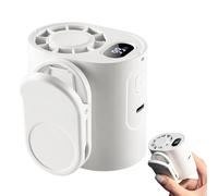 Pomurom Ventilateur Portable à Pince | Affichage LED USB Pivotant à 360 Degrés | Mini Ventilateur De Cou Clip On - pour Camping Randonnée Pêche Plein Air Sport Voyage Vacances