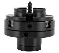 Ponceuse à affûter de 10 cm - Mandrin à 4 mors M33 avec adaptateur M18 - Auto-centrante - Acier 45# - Manuelle - Antidérapante - Accessoires complets - Noir