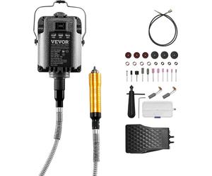 Ponceuse à arbre flexible VEVOR, 1000 W, 30.000 tr/min, outil rotatif, ponceuse suspendue multifonctionnelle pour graver, polir, percer et polir