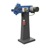 Ponceuse à bande d'établi pour métaux avec bande abrasive 100x1220 mm 20 m/s 1,5 kW 230V dia. roue motrice 140 mm Metallkraft MBSM100-140-1