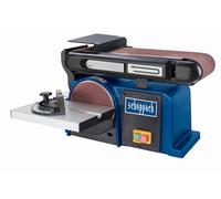 Scheppach Ponceuse à bande et à disque BTS800 370W – bande 715×100mm, plateau Ø150mm, table 90°–45°
