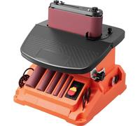 Ponceuse à bande oscillante et à broche, ponceuse à broche d'établi 2000 tr/min avec course de 16 mm, 5 manchons (12,7-50,8 mm) et bande abrasive 610 x 98 mm pour le travail du bois, le ponçage de meu