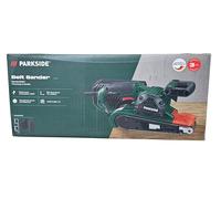 Ponceuse à Bande Parkside PBSD 900 avec Vitesse de Bande Réglable et Aspiration Intégrée avec Boîte à Poussière Amovible