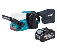 Ponceuse à bande sans fil Makita BS 001 GU1 40 V max. 76 x 533 mm sans balais + 1 batterie 4,0 Ah - sans chargeur