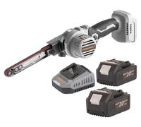 Ponceuse à bande sans fil ProCraft Industrial PFA20A-BB 20 V 13 x 457 mm sans balais + 2 batteries 4,0 Ah + chargeur