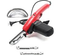 Ponceuse à bandes 400W 3 Bras de meulage & 10x Bande abrasive Lime électrique Facilité d’accès