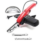 Ponceuse à bandes 400W 3 Bras de meulage & 10x Bande abrasive Lime électrique Facilité d’accès