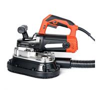 Ponceuse à béton pour sols, polisseuse rotative électrique 2450 W, machine de ponçage diamantée à vitesse variable avec port d;aspiration et couvercle anti-poussière amovible pour ( Grinder Only)