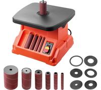Ponceuse à broche oscillante - Appareil de table - Vitesse de rotation 2000 tr/min - 6 manchons abrasifs 12,7-76,2 mm inclus - Course 16 mm - Table de travail 390 x 415 mm