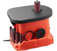 Ponceuse à broche oscillante, ponceuse à broche d'établi 2000 tr/min avec 6 manchons (12,776,2 mm), course de 16 mm et table en fonte de 397 x 295 mm pour la finition de meubles, le ponçage artisanal