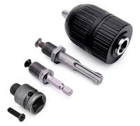 Ponceuse à collet de serrage rapide, plage de 2 à 13 mm, avec filetage 1/2" x 20UNF, et embouts 1/4" hexagonaux et 3/8" SDS Plus