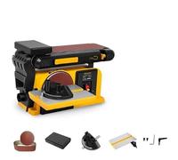 Ponceuse à disque à bande à vitesse Variable 4x6 pouces, 750W, ponceuse combinée avec arbre Flexible for le polissage du bois et du métal