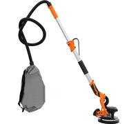 Ponceuse à sec - Ponceuse excentrique - 750 W - Vitesse de rotation réglable de 800 à 1800 tr/min - 220-240 V 50 Hz - Pliable - Jaune