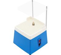 Ponceuse à verre - Modèle de table avec refroidissement à eau - 65 W - 4200 tr/min - Meule de 1,59 cm - Prise UE 220 V - Avec support - Bleu