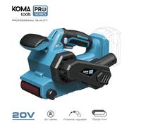 Ponceuse Bande 20v Koma Pro Ponceuse à Bande Sans Fil, Puissante Et Compacte - Koma Tools