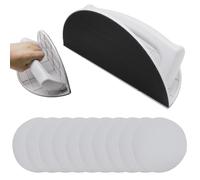 Ponceuse d'Angle pour Cloison Sèche Multifonctionnelle avec 10Papier Poncer | 22 Pouces Cale a Poncer Angle Papier Abrasif Remplaçables Semi Circulaire Outil Poncage Bois pour Le Travail Du Bois Les Murs