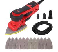 Ponçeuse delta électrique - Ponçeuse excentrique pour finitions précises - Moteur sans balais de 350 W - Orbite de 3,0 mm - Adaptée au bois, à la menuiserie et au polissage - Triangle Orbite 3.0