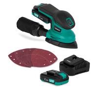 Ponceuse delta multifonction sans fil 20V | 2 Batteries 2.0Ah et chargeur incl.
