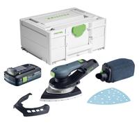 Ponceuse delta sans fil Festool DTSC 200-Basic 18 V 145 x 195 mm sans balais + 1 batterie 4,0 Ah + Systainer - sans chargeur