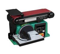 Ponceuse électrique 550 W, 2850 tr/min, bande abrasive, établi réglable multi-angle, robuste pour travaux manuels sur bois, métal, meulage de pierre