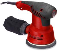 ponceuse électrique excentrique 300W à main 5 pouces 125mm Plateau de ponçage Ponceuse électrique Traitement du bois Meuble Polisseuse de voiture avec bac à poussière Régulation à 6 vitesses